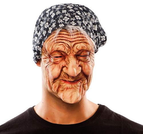 Maske alte frau latexmaske - maske,