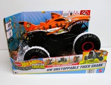 Hot Wheels Monster Trucks Tiger Shark, Ferngesteuertes 4X4 Spielzeug Auto RC