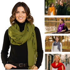 XXL Schal einfarbig großes