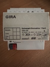 Gira 1031 00 EIB KNX Universal-Dimmaktor 1fach 500 W/VA 103100