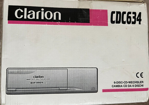 Clarion cdc634 auto disk - cdc634, cd
