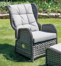 Gartensessel Relaxsessel COMFORT Polygeflecht