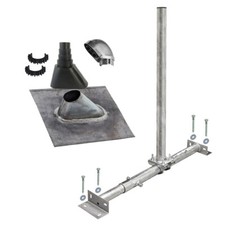 Dachsparrenmasthalter Mast