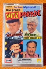 Musikkassette DIE GROßE WITZPARADE Fips Asmussen, Rudi Carrell, NEU IN FOLIE