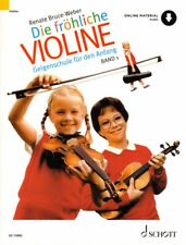 Renate Bruce-Weber Die fröhliche Violine Band 1 Lehrbuch Noten mit Download Code