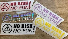 Aufkleber / Sticker - no Risk
