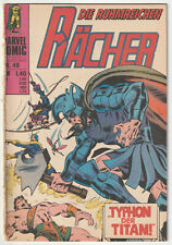 ✪ DIE RUHMREICHEN RÄCHER #49, Williams Verlag/Marvel Comics 1976 COMICHEFT Z3