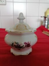 Weimar Porzellan Katharina Zuckerdose Deckeldose Barock Blumendekor Thüringen 
