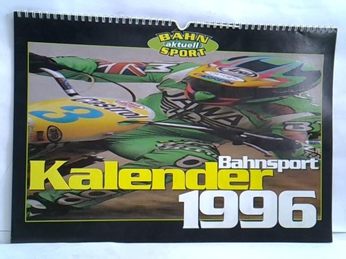 Bahnsport kalender 1996 - kalender,