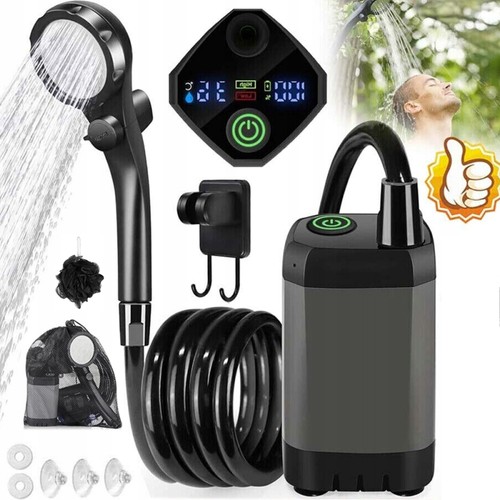 Tragbare campingdusche 6000mah - tragbare,