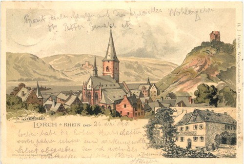 Lorch rhein litho 722750 - am,