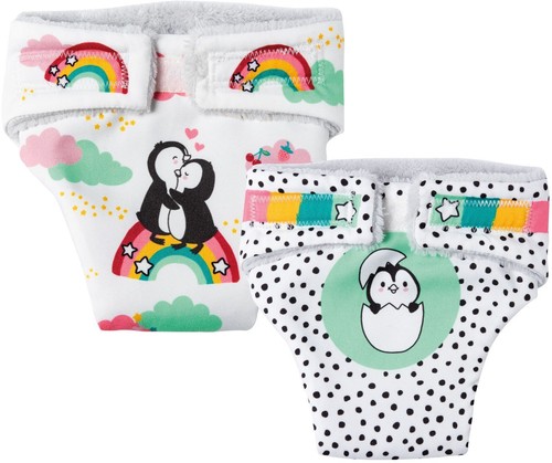 Puppen stoffwindeln pinguin - puppen-stoffwindeln,