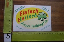 Alter Aufkleber Drogerie Kosmetik Seife Duschgel IRISCHER FRÜHLING Palmolive '86