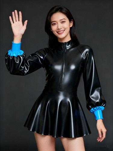 Pure latex kleid rubber - latex,