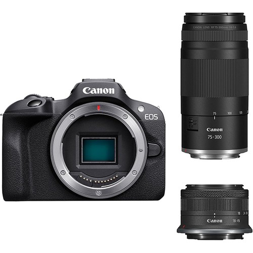Canon eos r100 kit - canon, 18-45mm