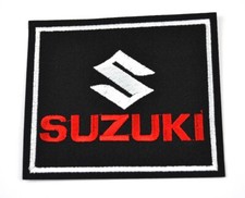 Suzuki Motors Logo Auto USA Bügelflicken gestickter Aufnäher Patch