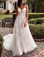 Kleine Träger Brautkleid