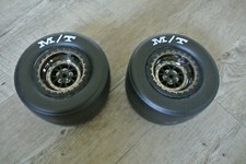 Traxxas TRX 9475 X  Reifen auf Felge montiert Chrom hinten  Drag Slash