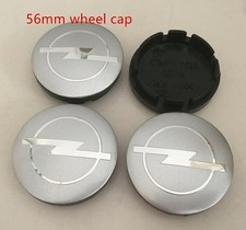 4 Stück 56mm Nabendeckel Felgendeckel Für Opel Nabenkappen Silber Wheel Caps NEW