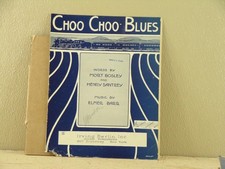 1922 ragtime sheet music choo - ragtime,
