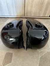 Harley Davidson Softail 1984-199 Kraftstofftank HD Fuel Tank Schwarz Zweigeteilt