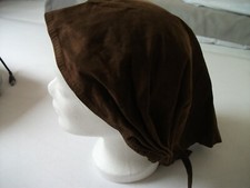  Oldtimer u. Fliegermütze - bequeme,praktische Wildledermütze m. Nackenschutz