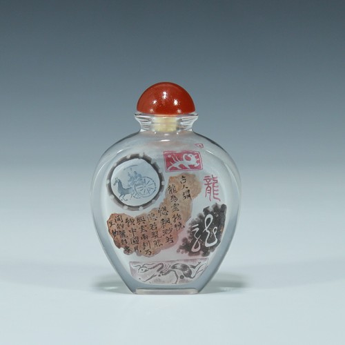 Chinese inside painted crystal - chinese, inside-painted