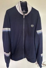Sergio Tacchini Casoria Track Jacke Größe L neu ungetragen blau Tennis Retro 80s