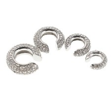  4 Pcs Ohrclips Schmuck Strass