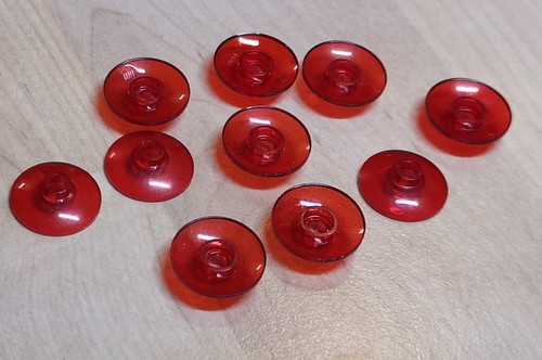 Rot durchsichtige lego - rot,