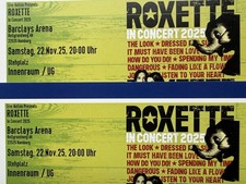 2X ROXETTE - LIVE - Hamburg, 22.11. Stehplatz Innenraum 