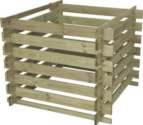 Holz komposter 100x70x100cm - holz-komposter,