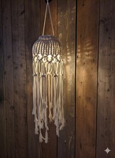 Makramee Lampe, Boho