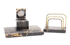 Marmor Schreibtischgarnitur