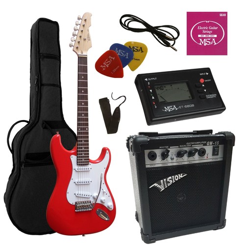 Gitarre set st5 rot - e,