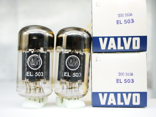 Matched pair el503 8278 valvo - pair,