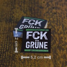 100 Sticker „FCK GRÜNE"