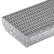 Gitterroststufe MEA Metall