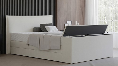 Paara boxspringbett mit - paara,