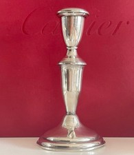 Edler Kerzenständer Kerzenleuchter 925 Sterling Silber weighted, ca. 278 g