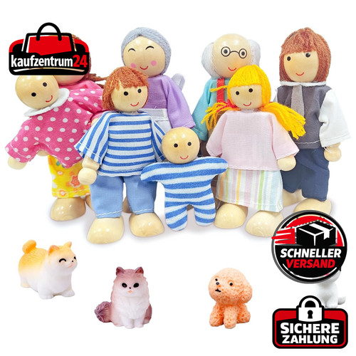 Puppenhaus puppen set - puppen, 13