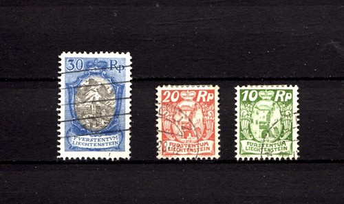 Liechtenstein freimarken aus - 3,