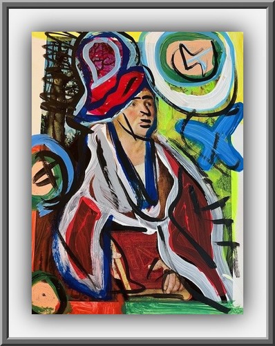 Mittelalter pop art malerei - mittelalter,