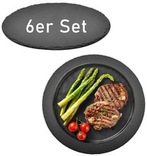 6er Set Schieferplatte Servier