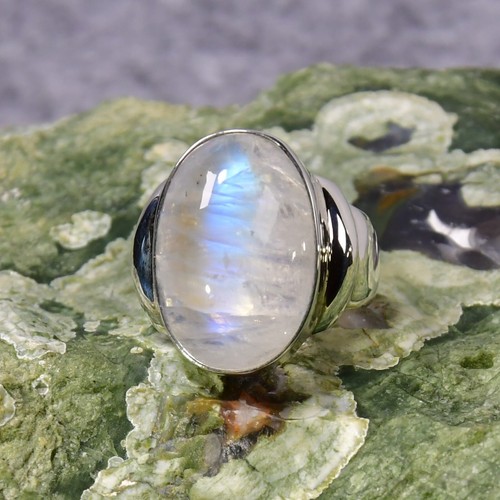 Mondstein ring 925er silber - 925er,