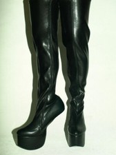 Crotch kunstleder Schwarz, Gr. 40 - 47  RV, neu, Pony , Länge 78-80 cm PL