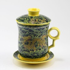 Teetasse porzellan drache - teetasse,