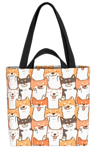 Shiba inu hund cartoon tasche - shiba,