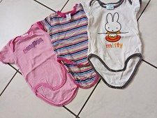 3 sehr schöne Kurzarmbodys für Mädchen Gr.50/56