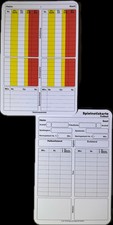 Schiedsrichter Notizkarte 1-200 Stück Fußball Spielnotizkarten